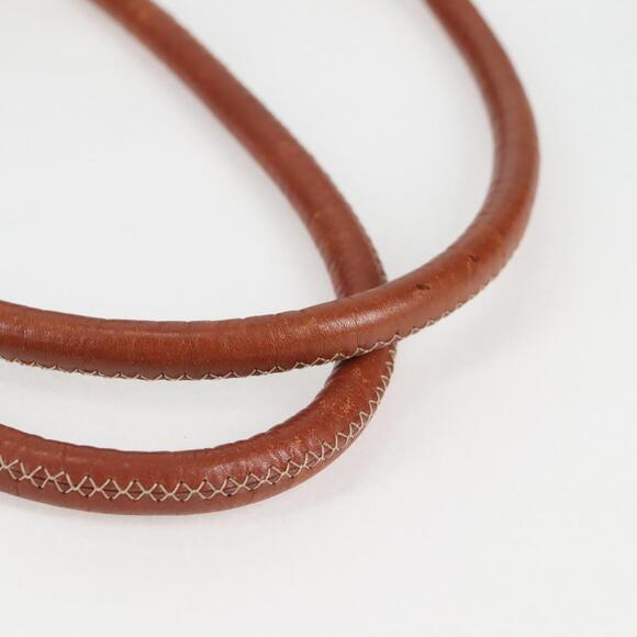 CELINE Macadam Canvas Shoulder Bag Pvc Leather Brown Gold - Picture 8 of 13